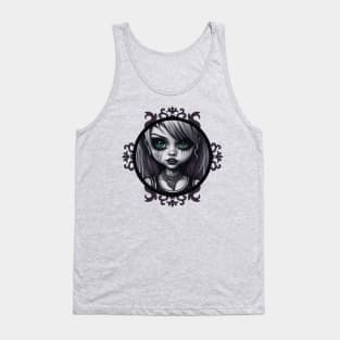 Gothic Portrait Girl! Tank Top